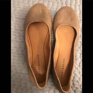 Lucky Brand Ballet Flats Size 11 Medium Tan